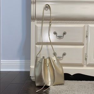 Lancaster Paris Gold Bucket Bag